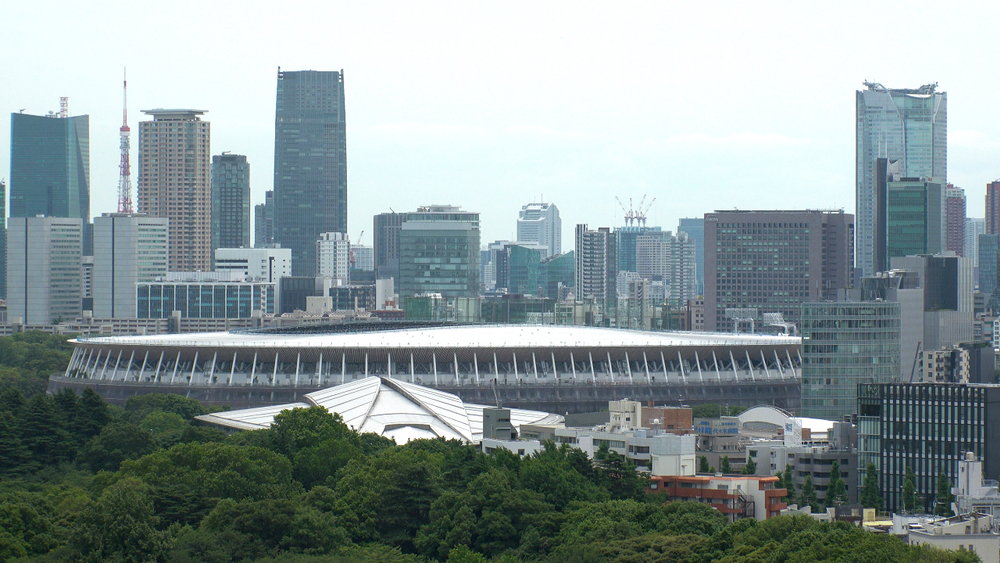 Das neue Olympiastadion von Kengo Kuma im Tokio.