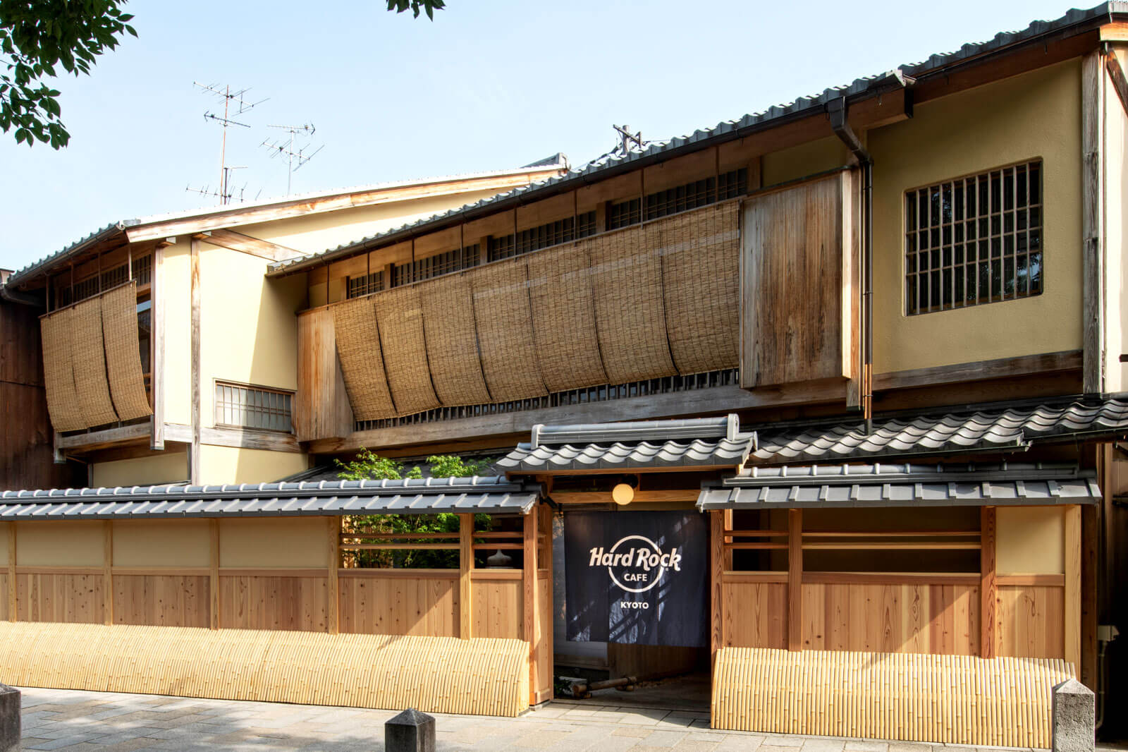Ein Hard Rock Café im Geisha-Viertel von Kyoto.