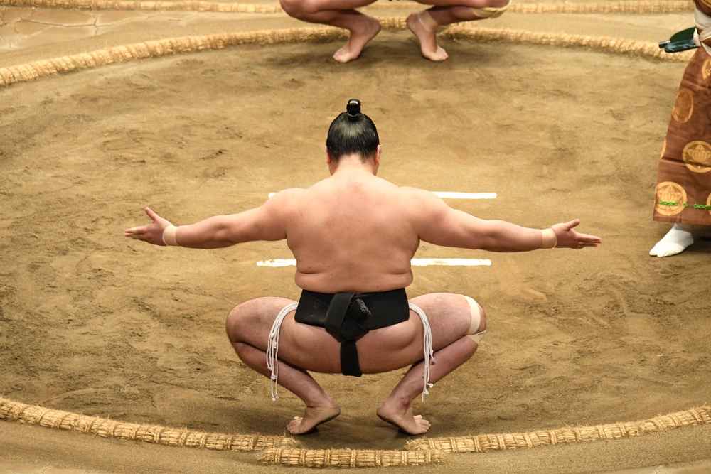 Sumo in Japan.