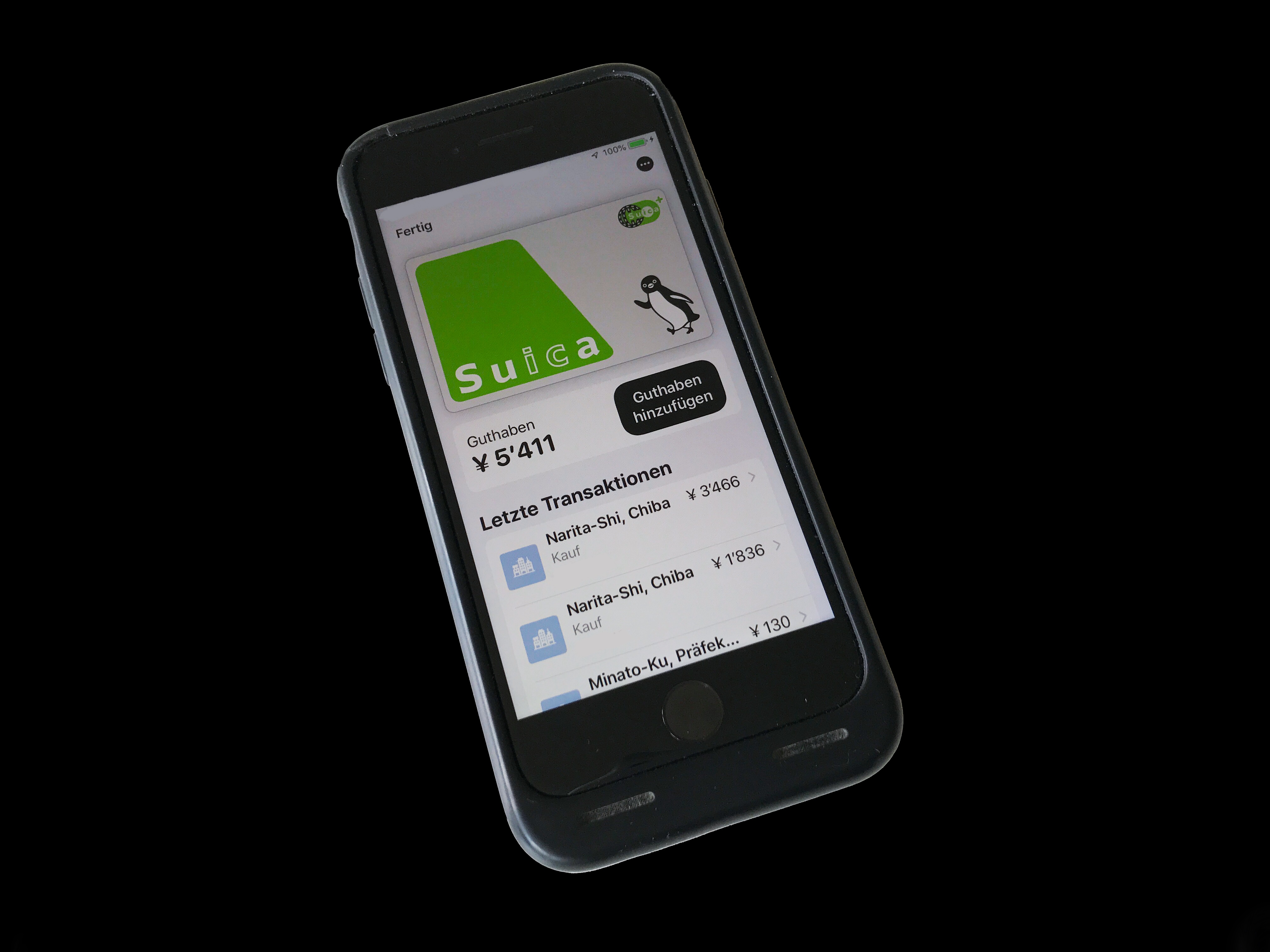 Suica mit dem Smartphone ist gerade für Japan-Reisende eine bequeme Lösung.