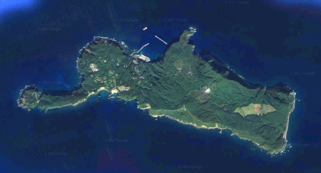 Eine von 500 bewohnten Inseln in Japan: Takeshi­ma, Einwohnerzahl: 80.