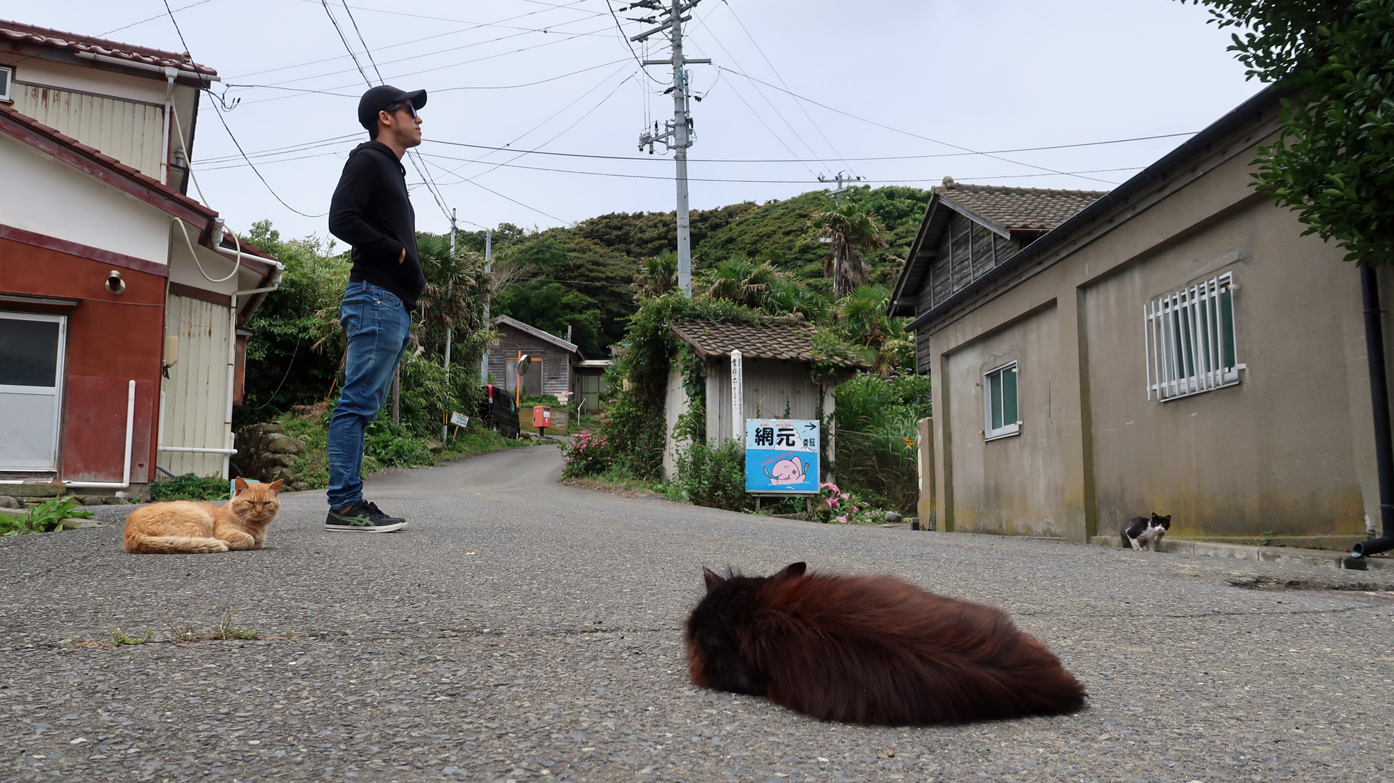 Im Dorf der Insel Tashirojima.