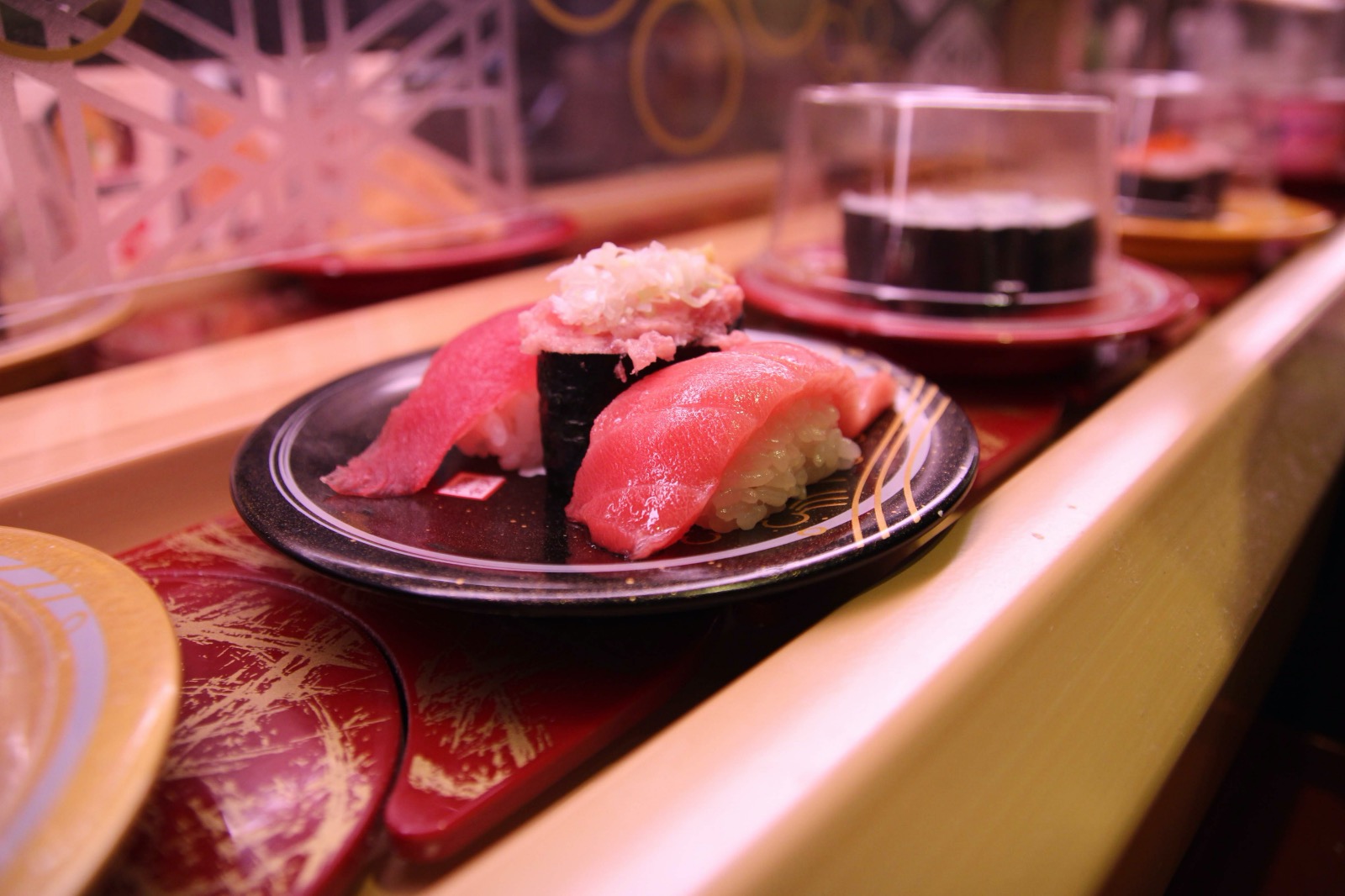 Nicht mehr zeitgemäss: Die endlose Sushi-Auswahl auf dem Förderband.
