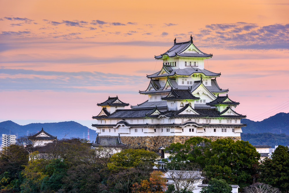 Die Burg von Himeji ist ein architektonisches Meisterwerk.