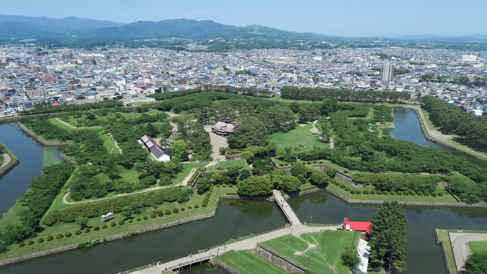 Die einzige japanische Zitadelle Goryōkaku.