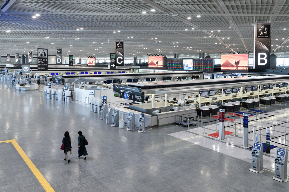 Der Flughafen Narita im Mai 2020.