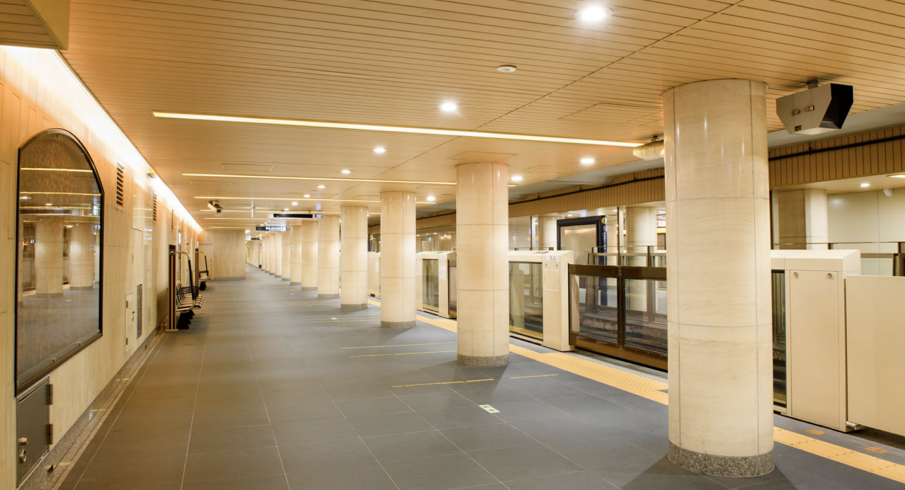 Der Bahnhof Nihonbashi.