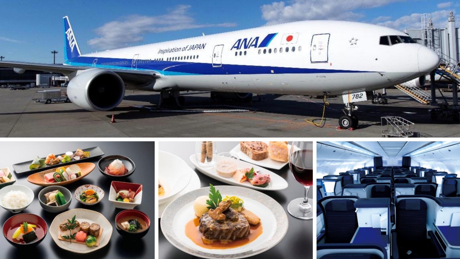 Dieses Flugzeug ist auch ein Restaurant.