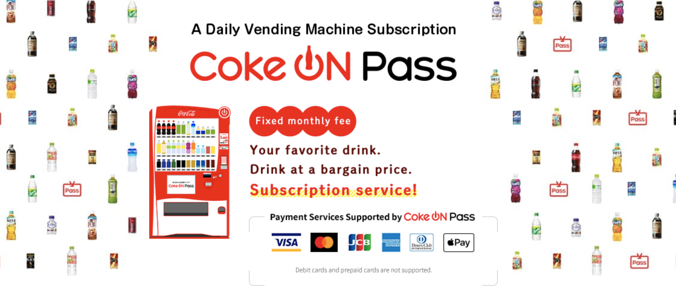 Coke On Pass: Das Abo-Angebot von Coca-Cola.