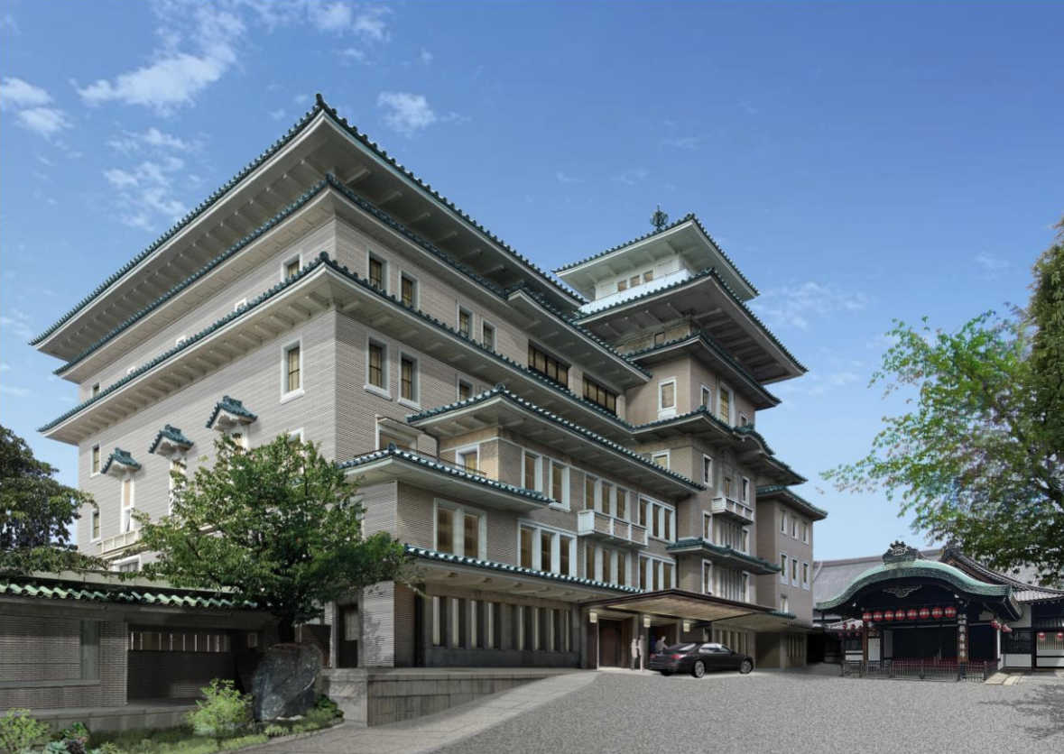 So wird das Imperial Hotel Kyoto dereinst aussehen.