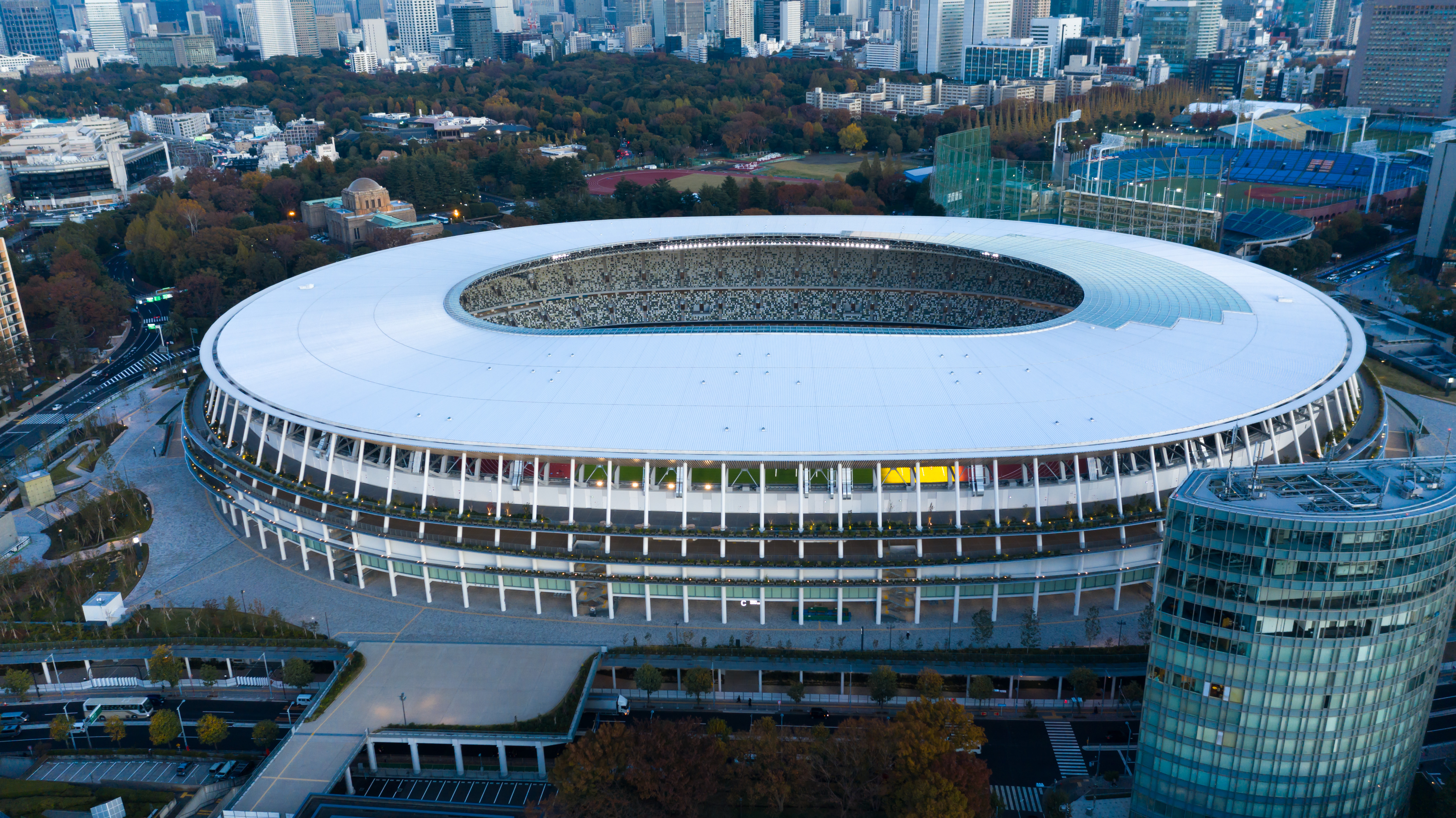 Im neuen Nationalstadion wird die Eröffnungszeremonie für "Tokyo 2020" stattfinden.