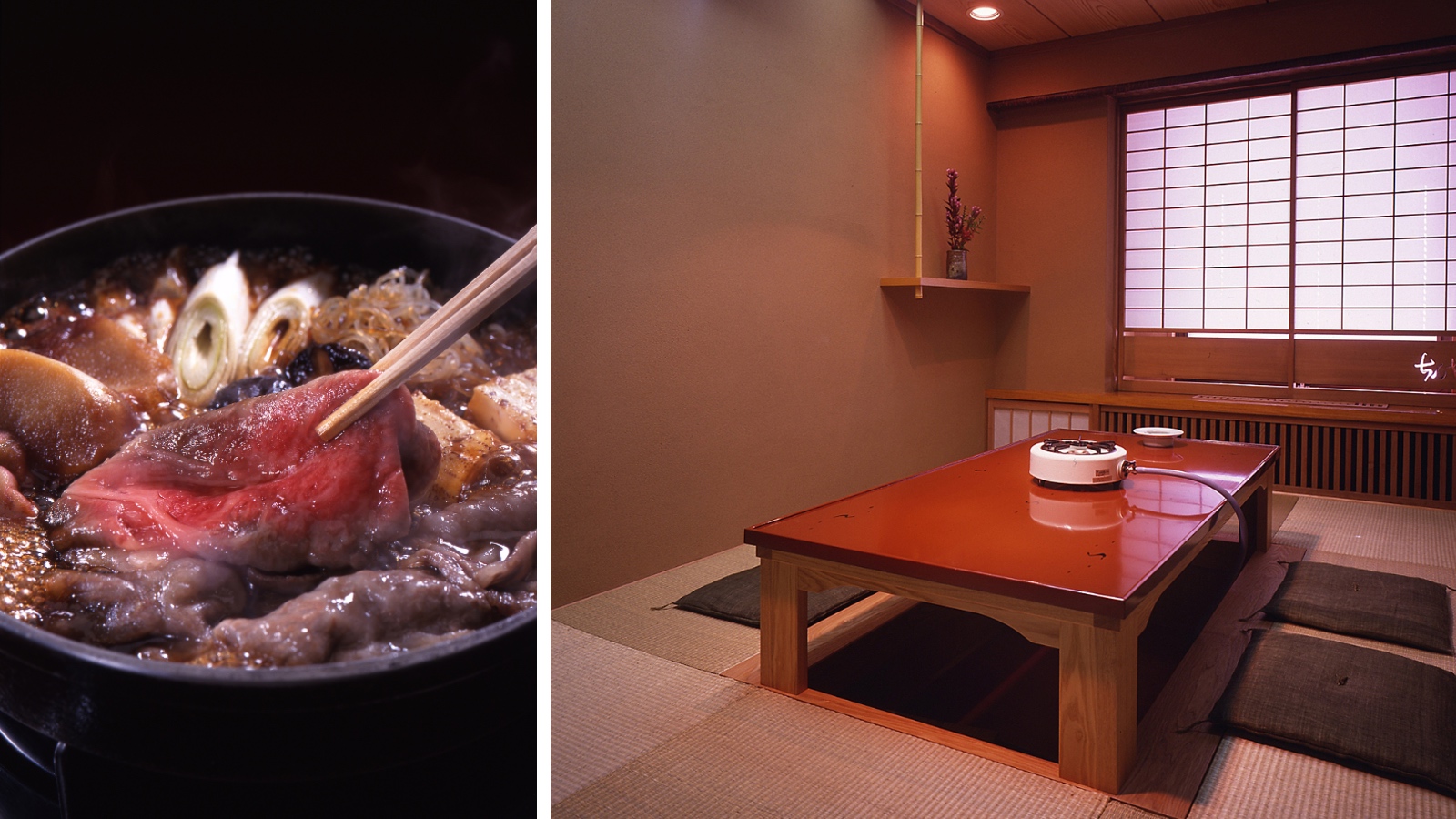 Ein historischer Ort, um Sukiyaki zu essen. Das Chinya in Asakusa.