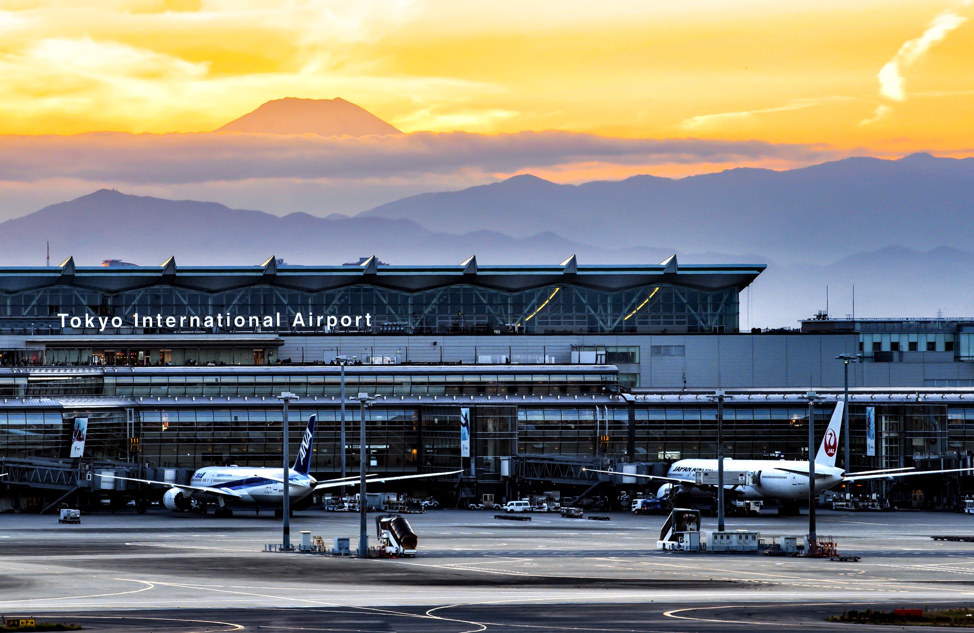 Der Flughafen Haneda in Tokio.