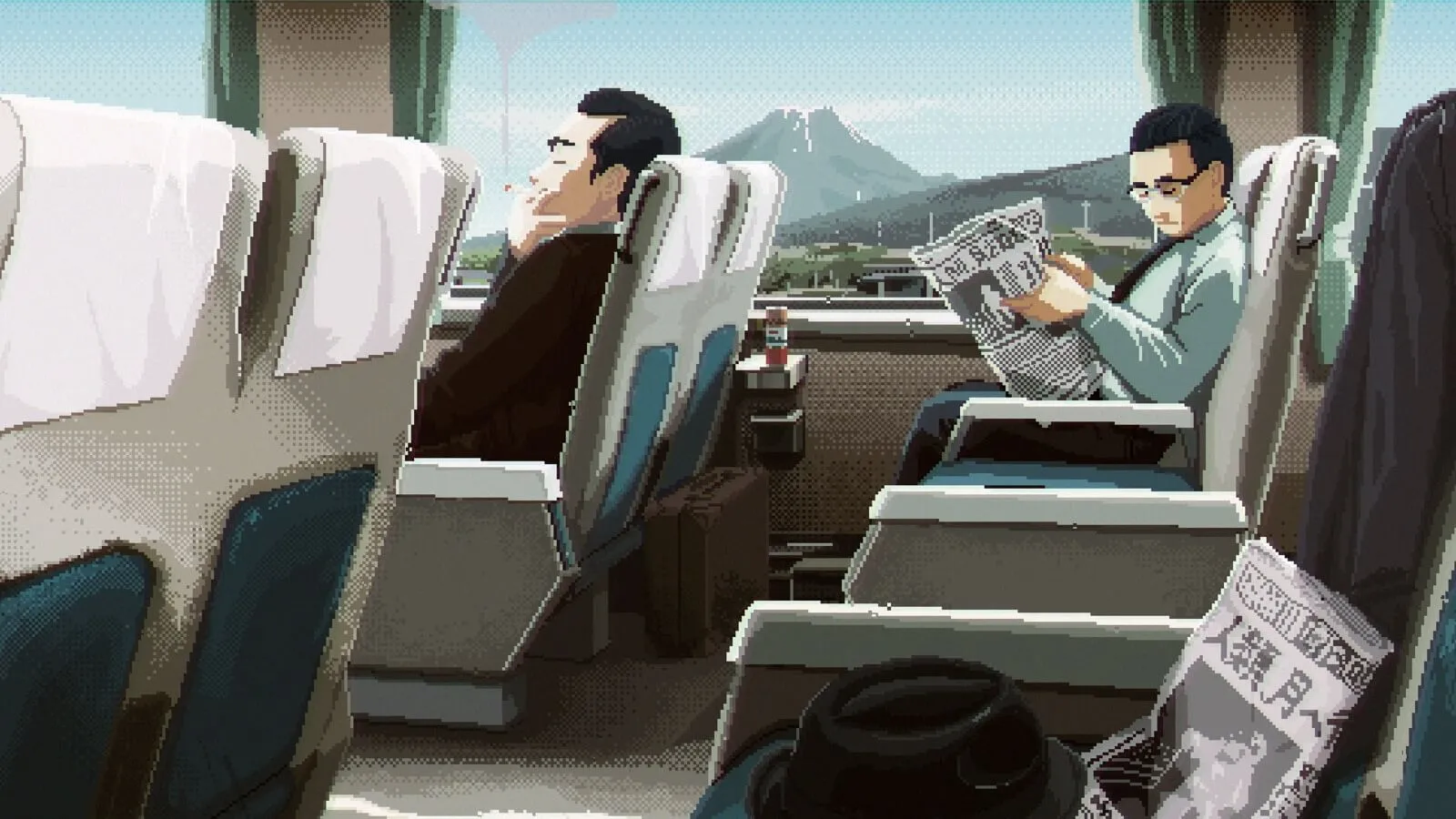 Zeichen des neuen Wohlstands: Eine Shinkansen-Fahrt 1969.