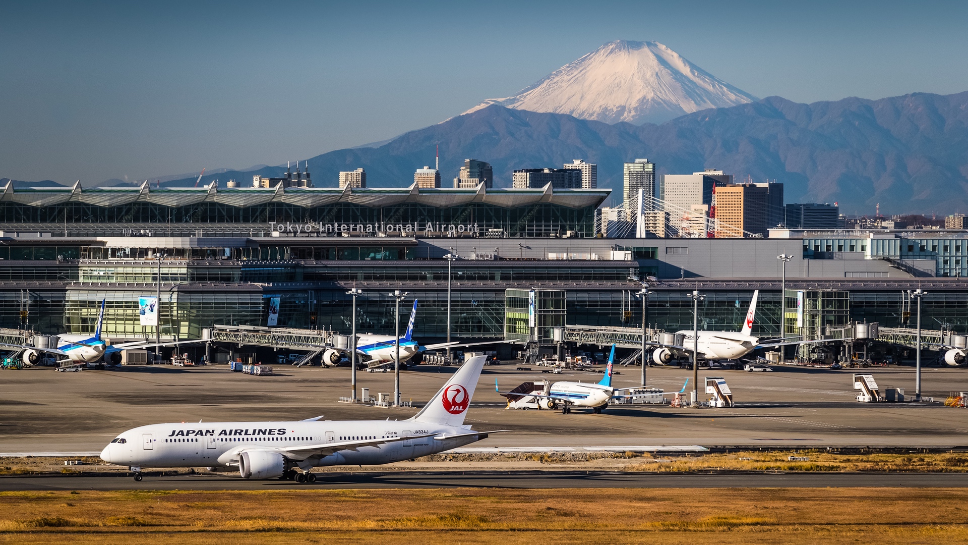 Der Flughafen Haneda in Tokio.