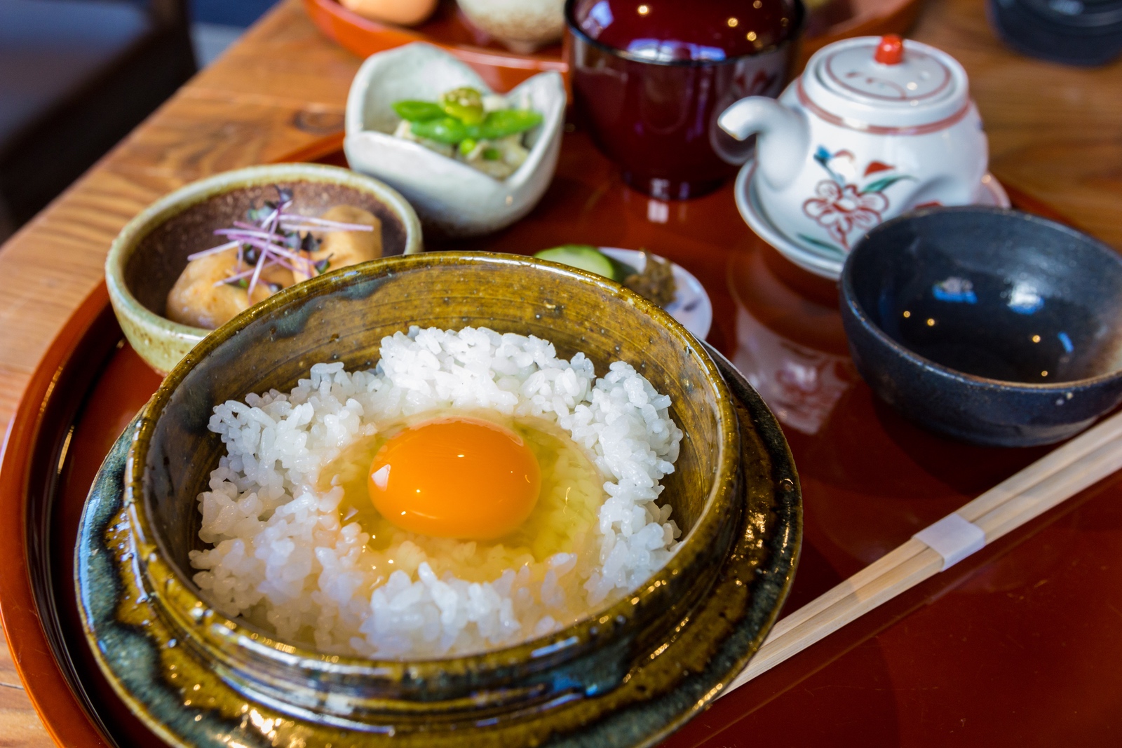 Simpel und lecker: Tama­go-kake-gohan in Japan.