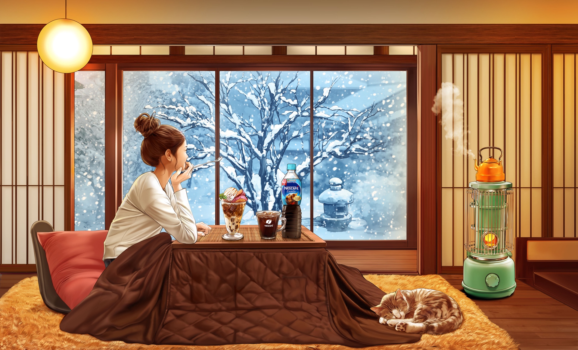 Kotatsu: Die Tischheizung ist ein Teil des japanischen Lebensgefühls.
