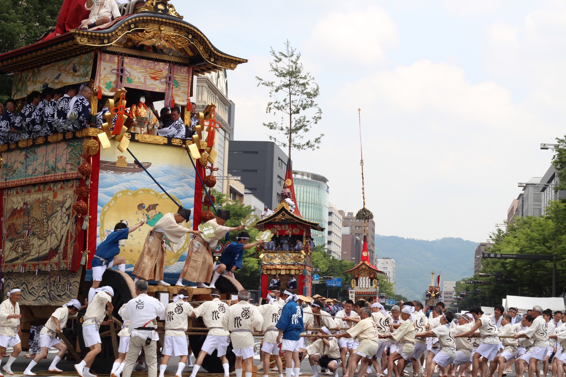 Das Gion-Festival von Kyoto in der Vor-Corona-Zeit.