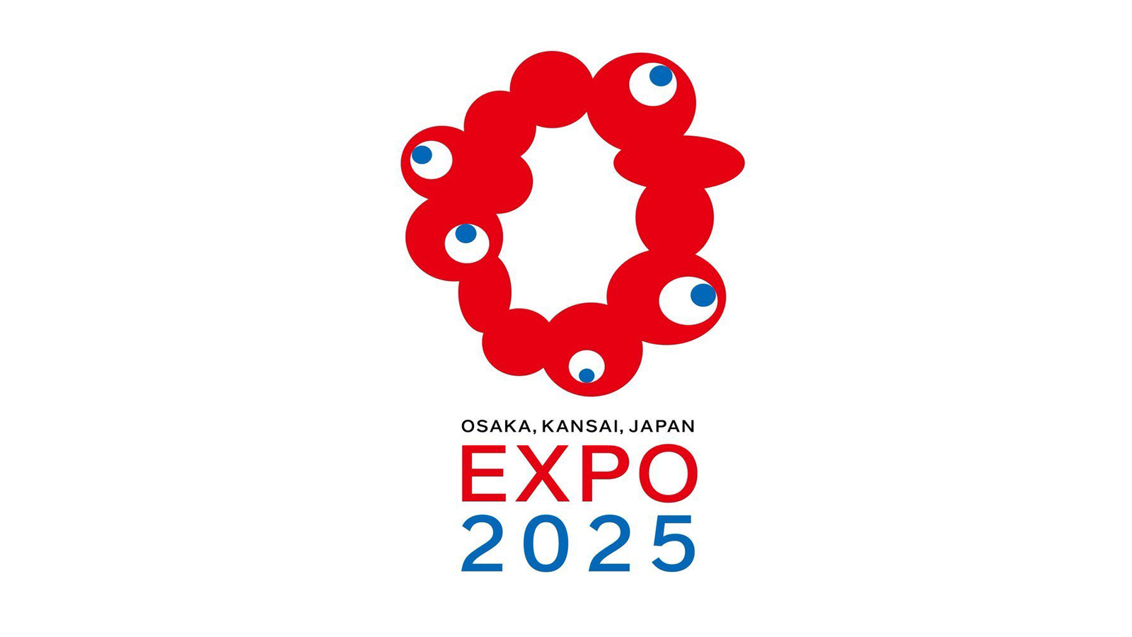 Das offi­zi­el­le Logo der Welt­aus­stel­lung von Osa­ka 2025.