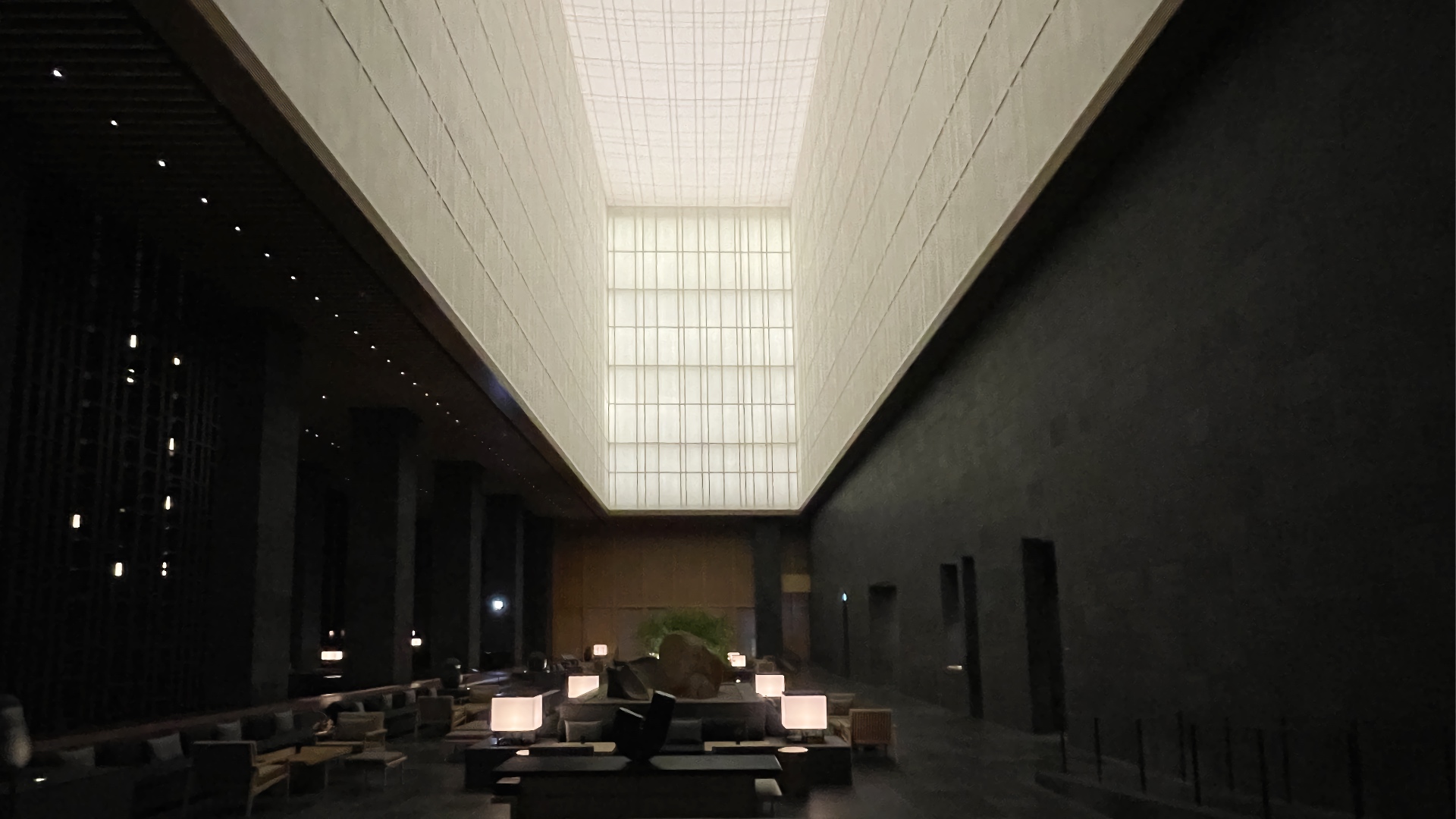Die Lobby im Aman Tokyo.