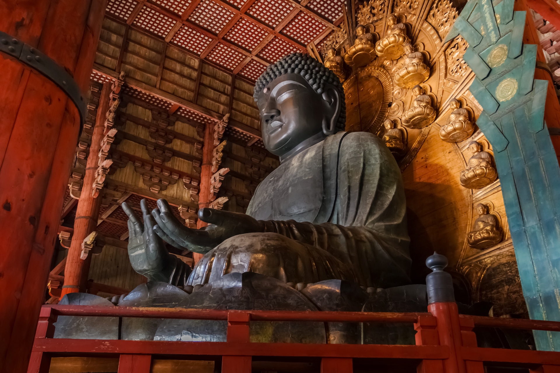 Der Grosse Buddha in der Halle des Tōdai-ji.