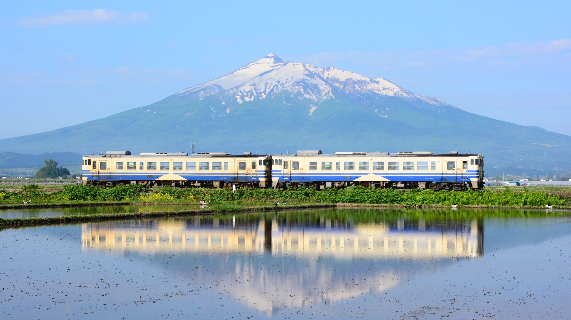 Der Berg Iwaki in der Präfektur Aomori.
