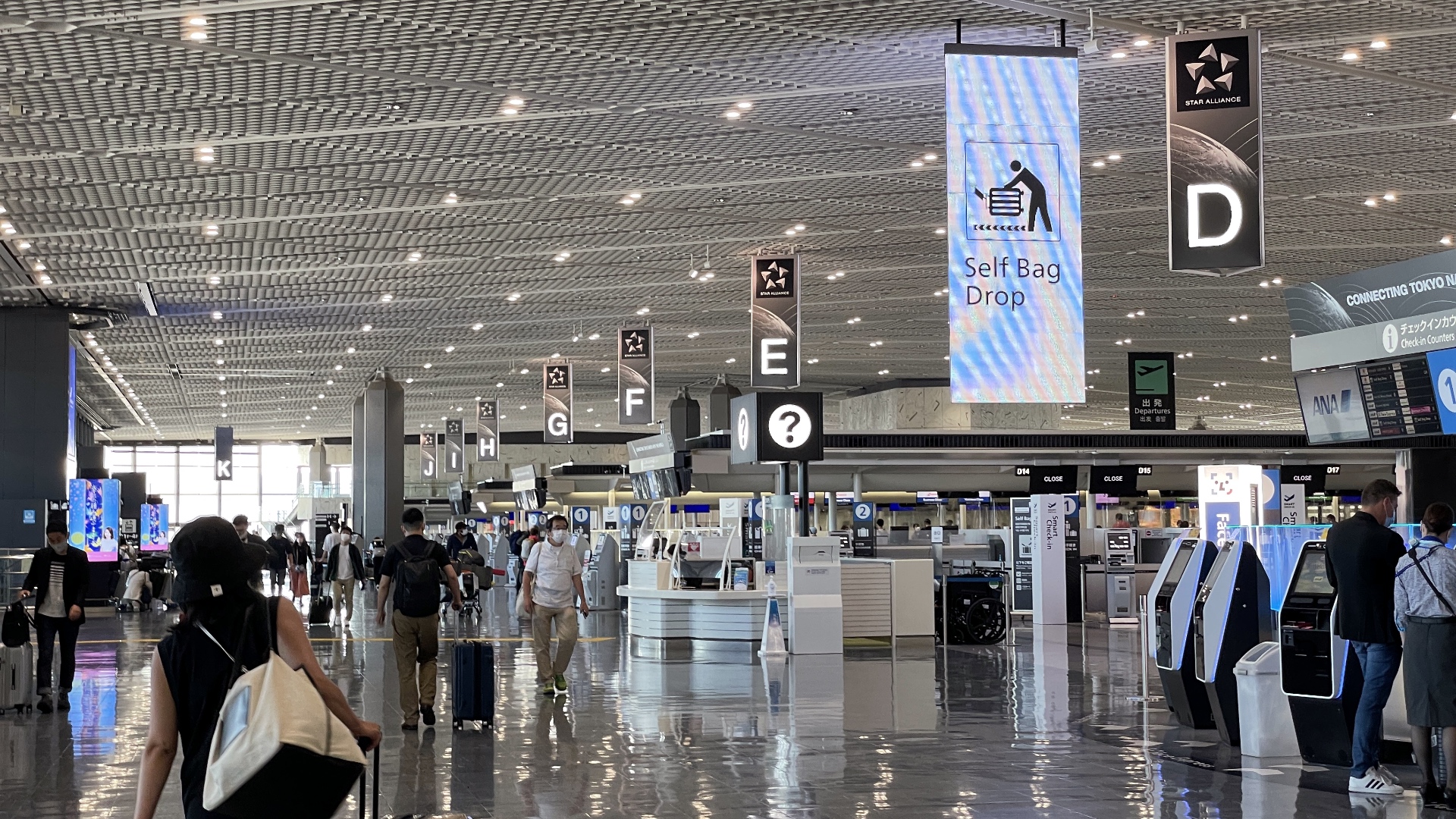 Der Flughafen Narita im Juni 2022.