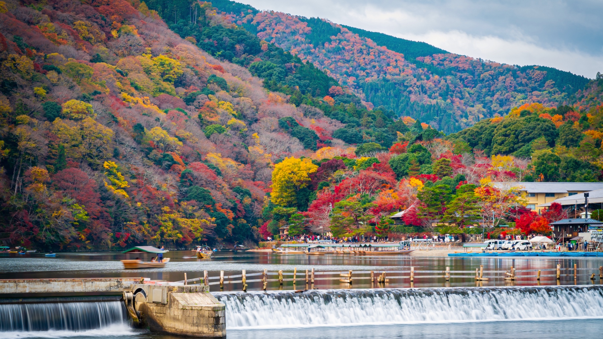 Ein Herbsttag in Arashiyama.