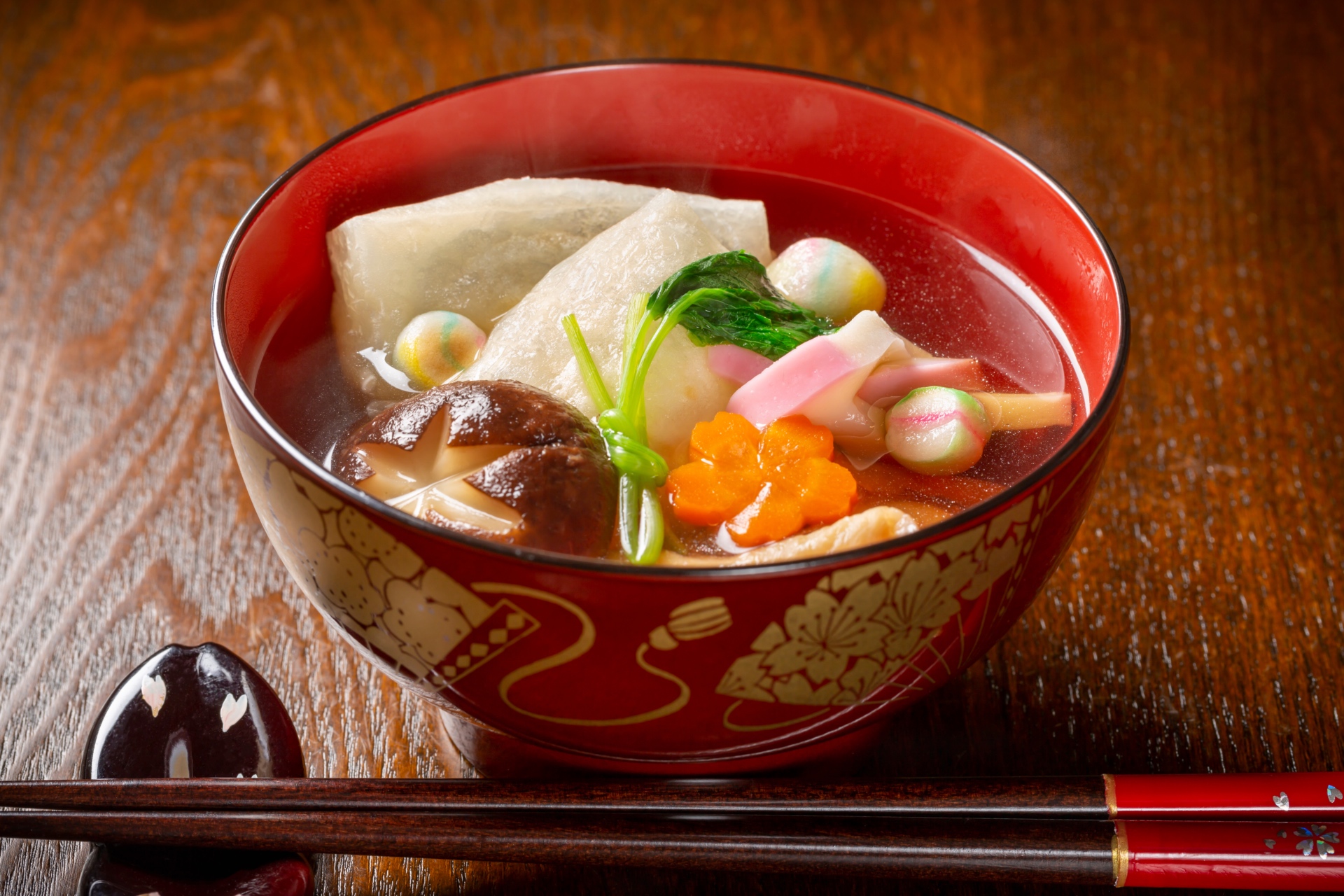 Eine Zōni-Suppe.