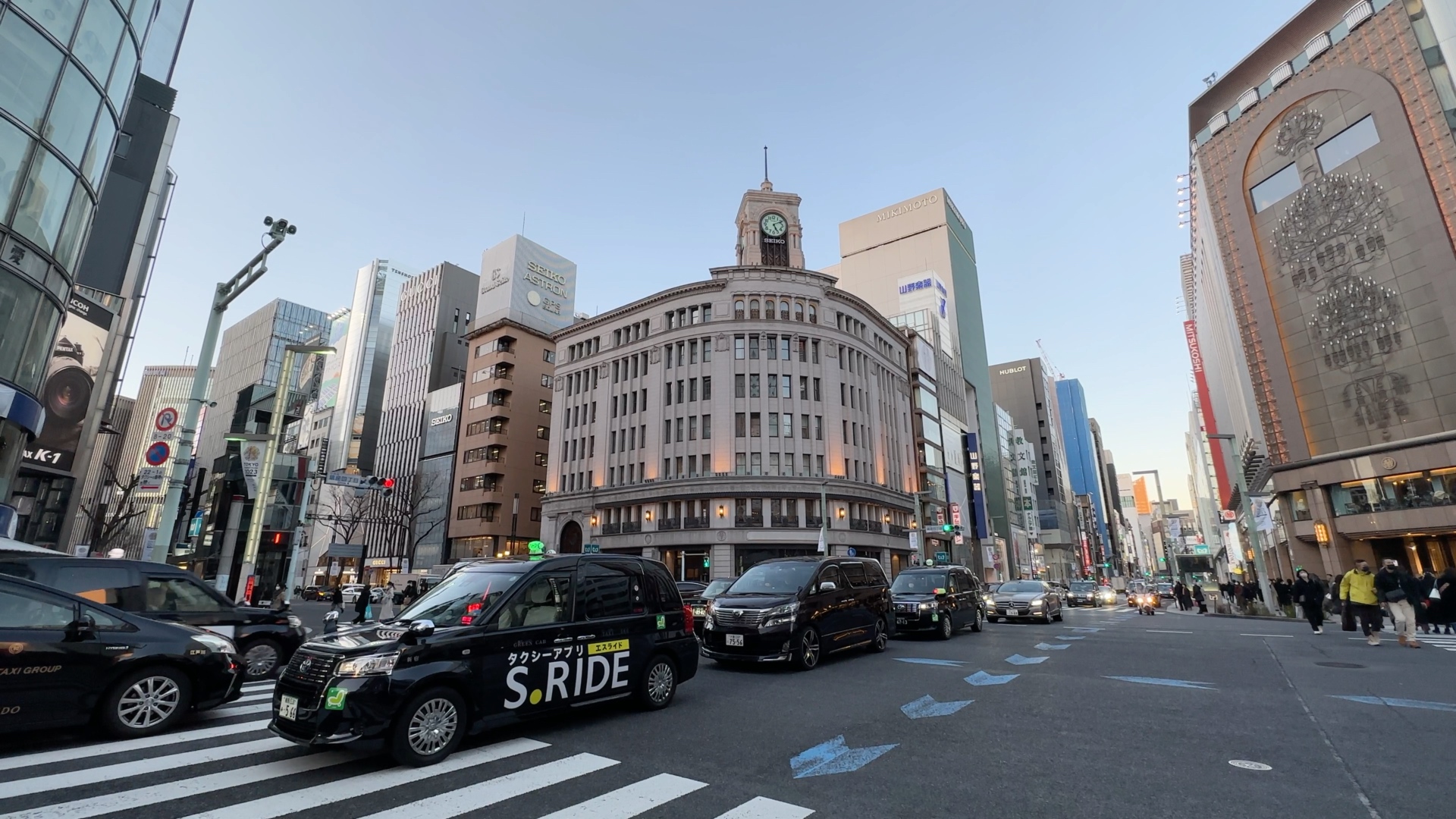 Tokios Ginza-Viertel Ende Februar 2023.