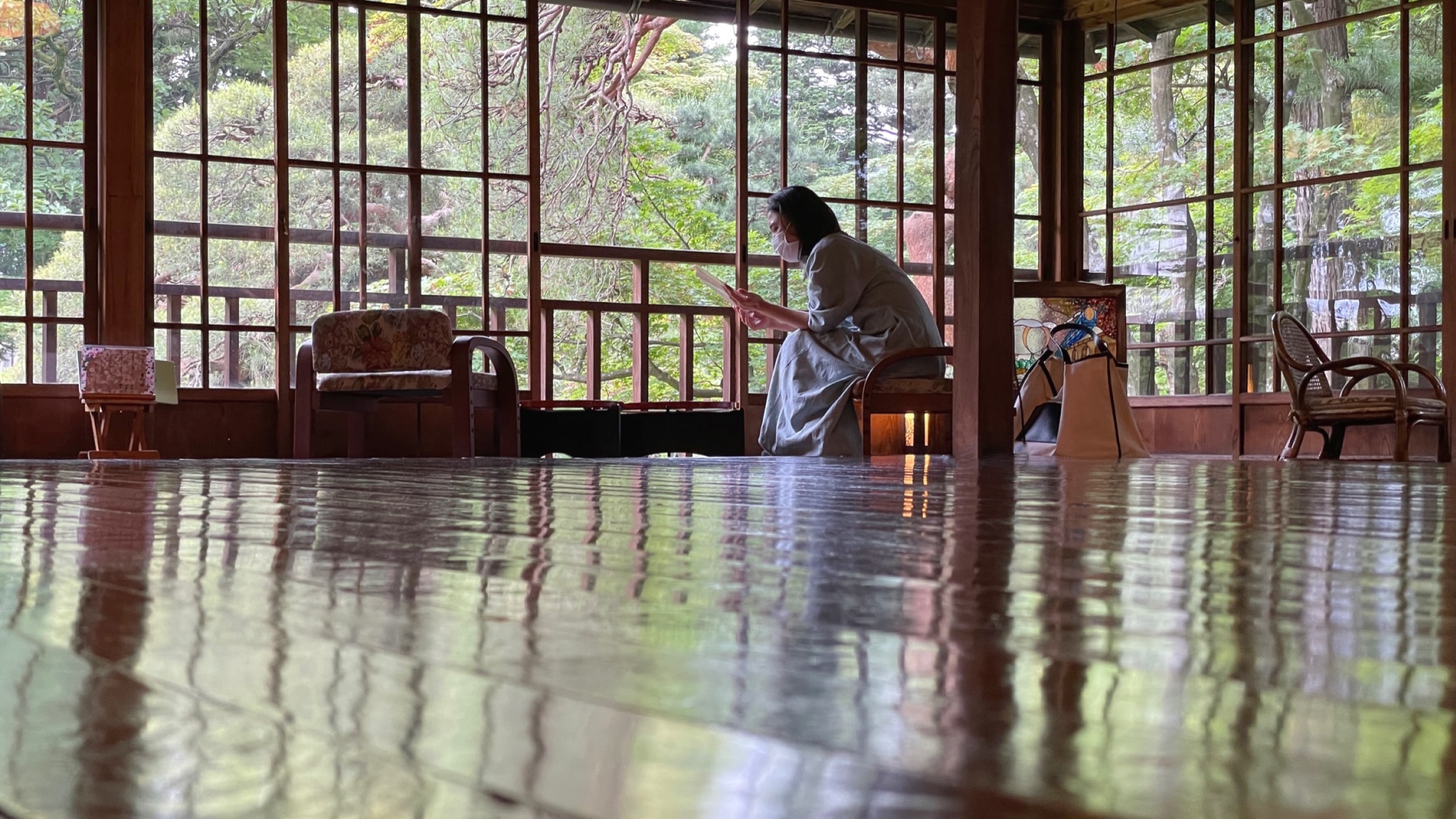 In der Villa Nanshōsō in Morioka.