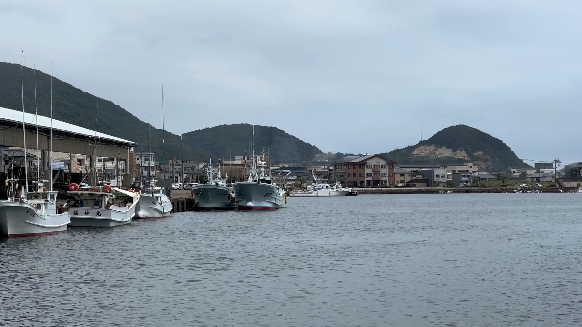 Die Fischerstadt Makurazaki.