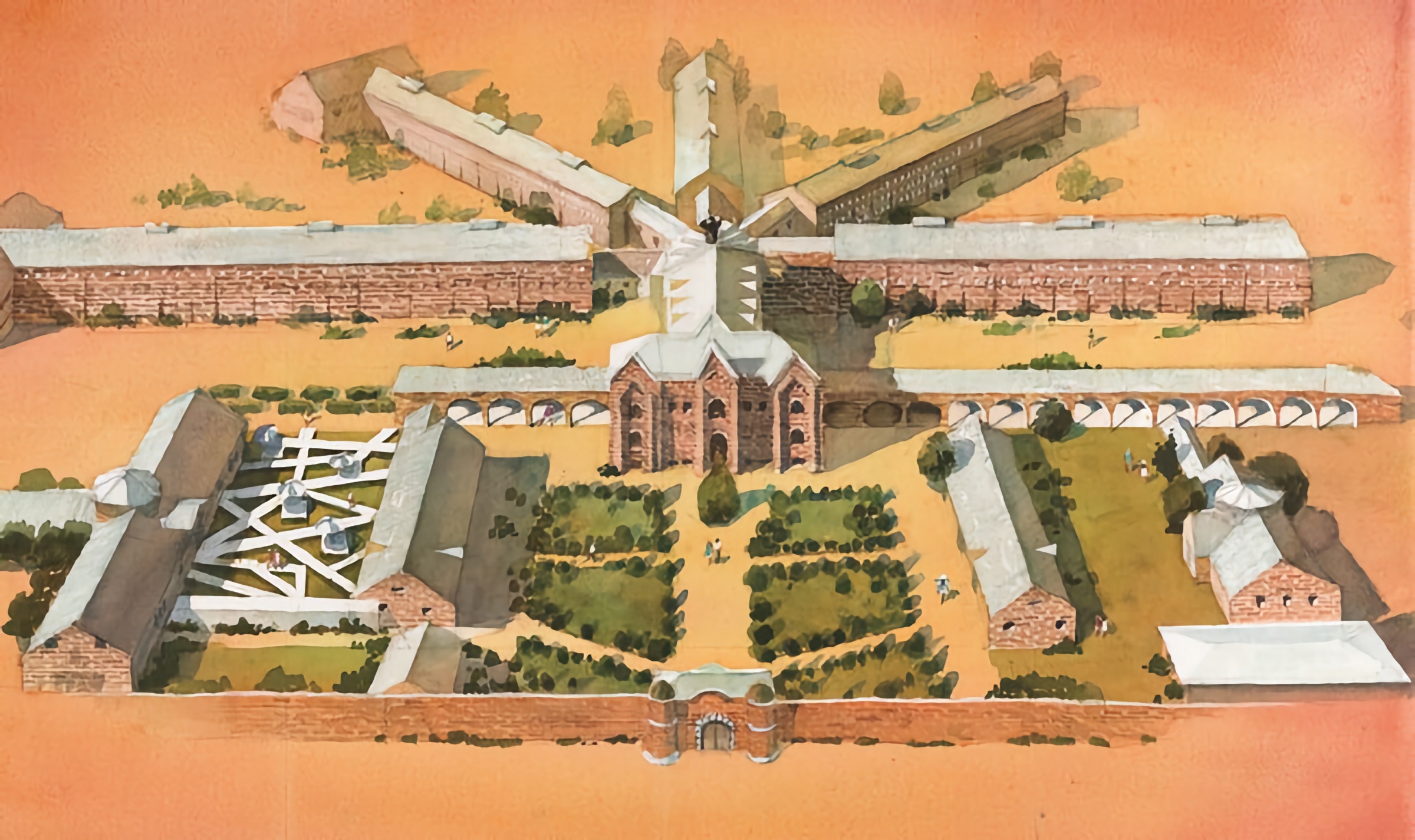 Eine Visualisierung des künftigen Hoshinoya Nara Prison.