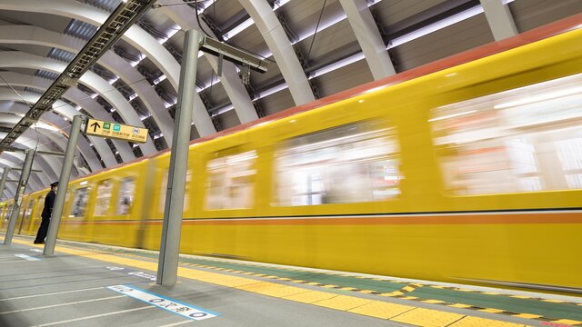 Die älteste U-Bahn-Linie in Asien
