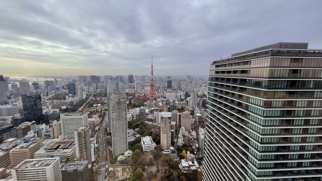 Wohnen mit Sicht auf den Tokyo Tower