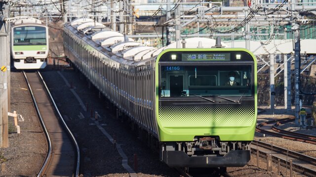 Der selbstfahrende Yamanote-Zug