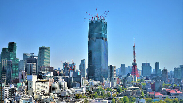 Der neue höchste Wolkenkratzer Japans