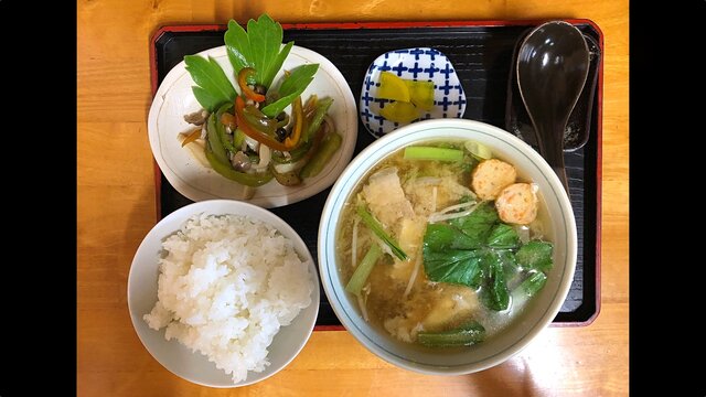 Die Miso-Suppe als Hauptgericht