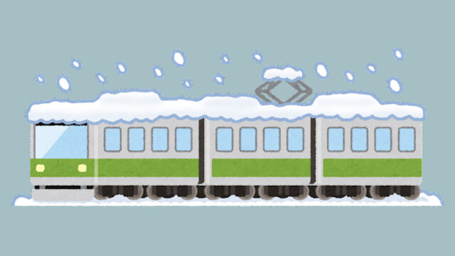 Wenn Züge im Schnee feststecken