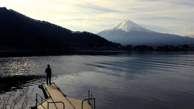 Die Ansichten des Berges Fuji