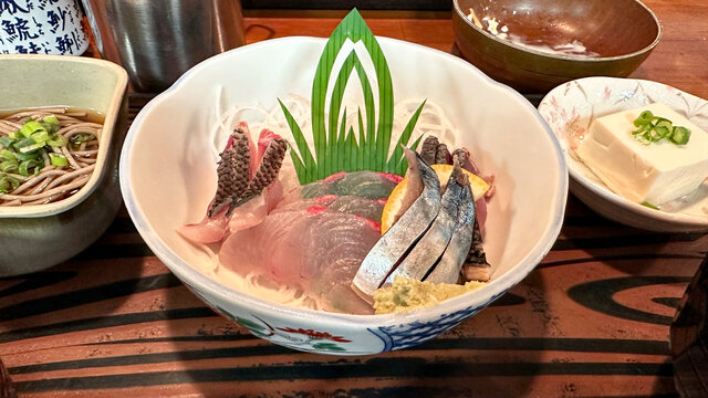 Essen im Sashimi-Paradies