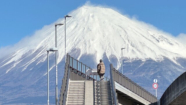 Die Treppe zum Fuji